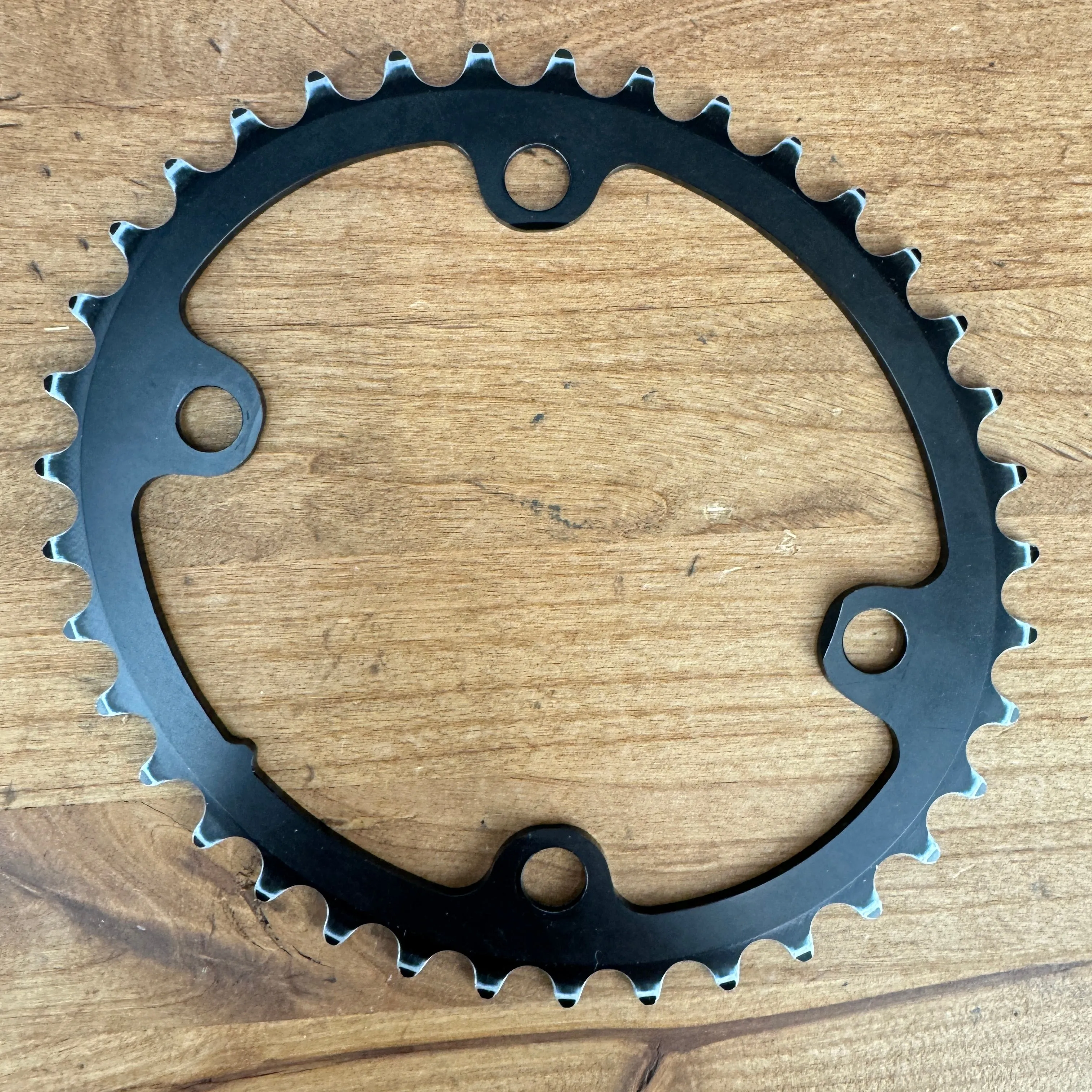 Rotor Qarbon Carbon 4-Bolt 110BCD 53/37t 11-Speed Oval Bike Chainrings 175g Shimano