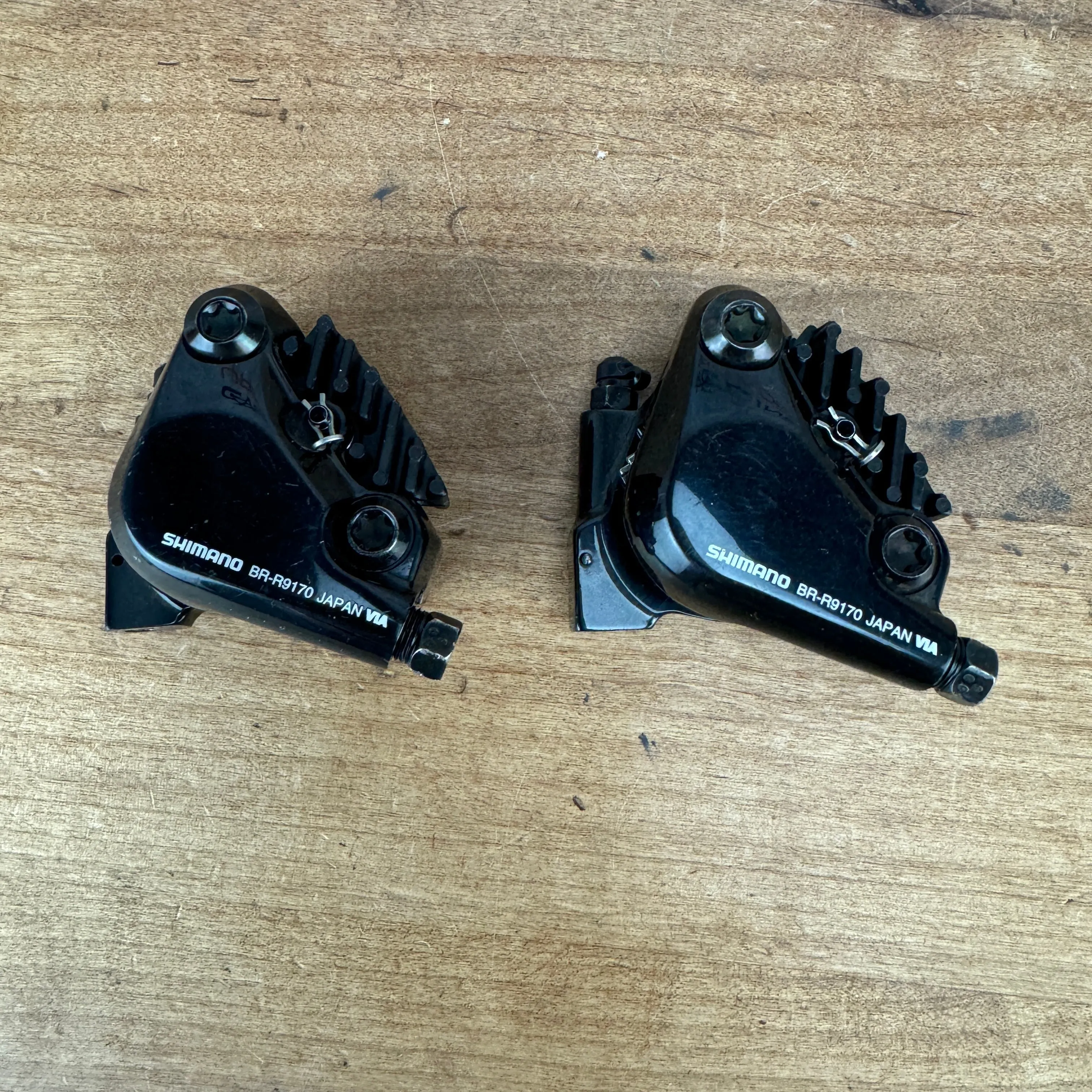 Shimano Dura Ace BR-R9170 Flat-Mount Hydraulic Disc Brake Calipers 282g