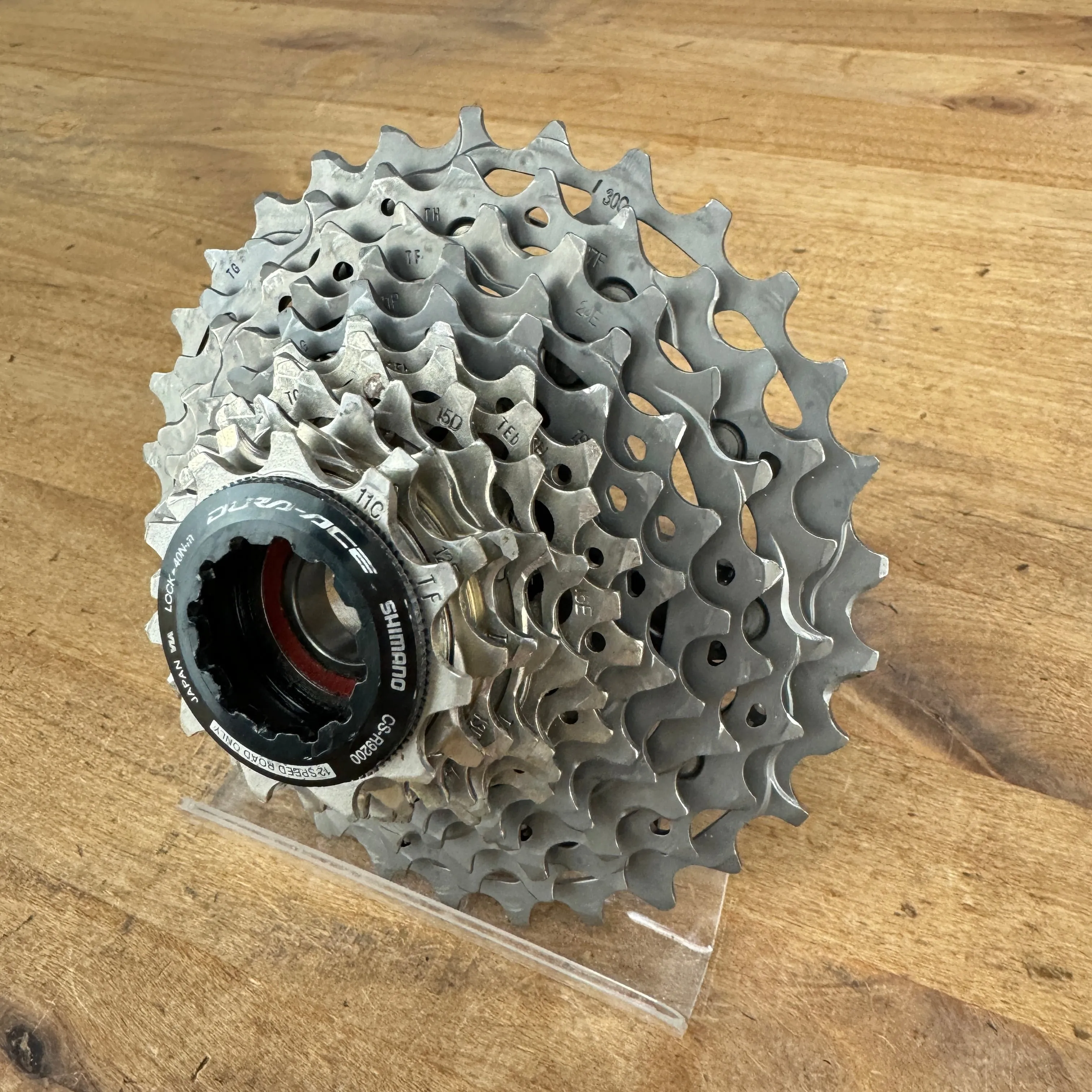 Shimano Dura Ace CS-R9200 11-30t 12-Speed Cassette 224g "Typical Wear"