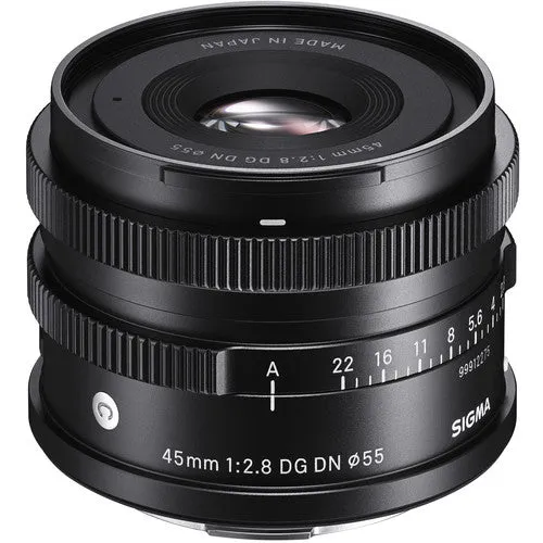 Sigma 45mm f/2.8 DG DN Contemporary Lens for Sony E With Accessories