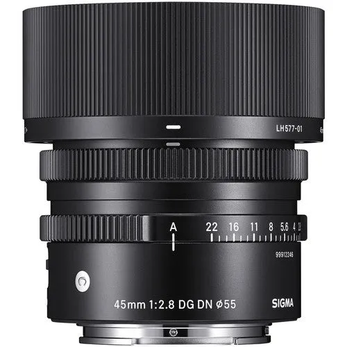 Sigma 45mm f/2.8 DG DN Contemporary Lens for Sony E With Accessories