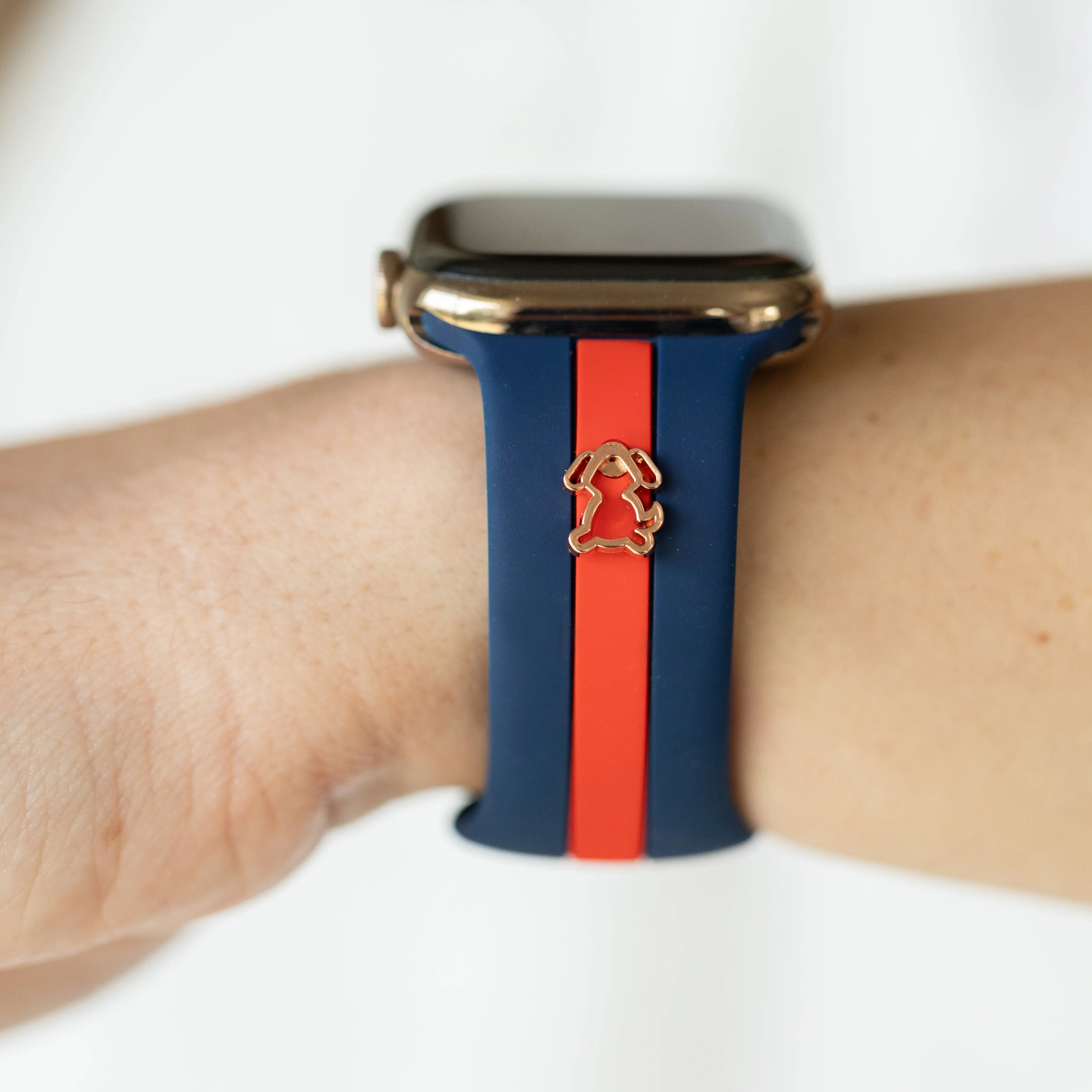 Skye Blue & Red Smart Watch Band