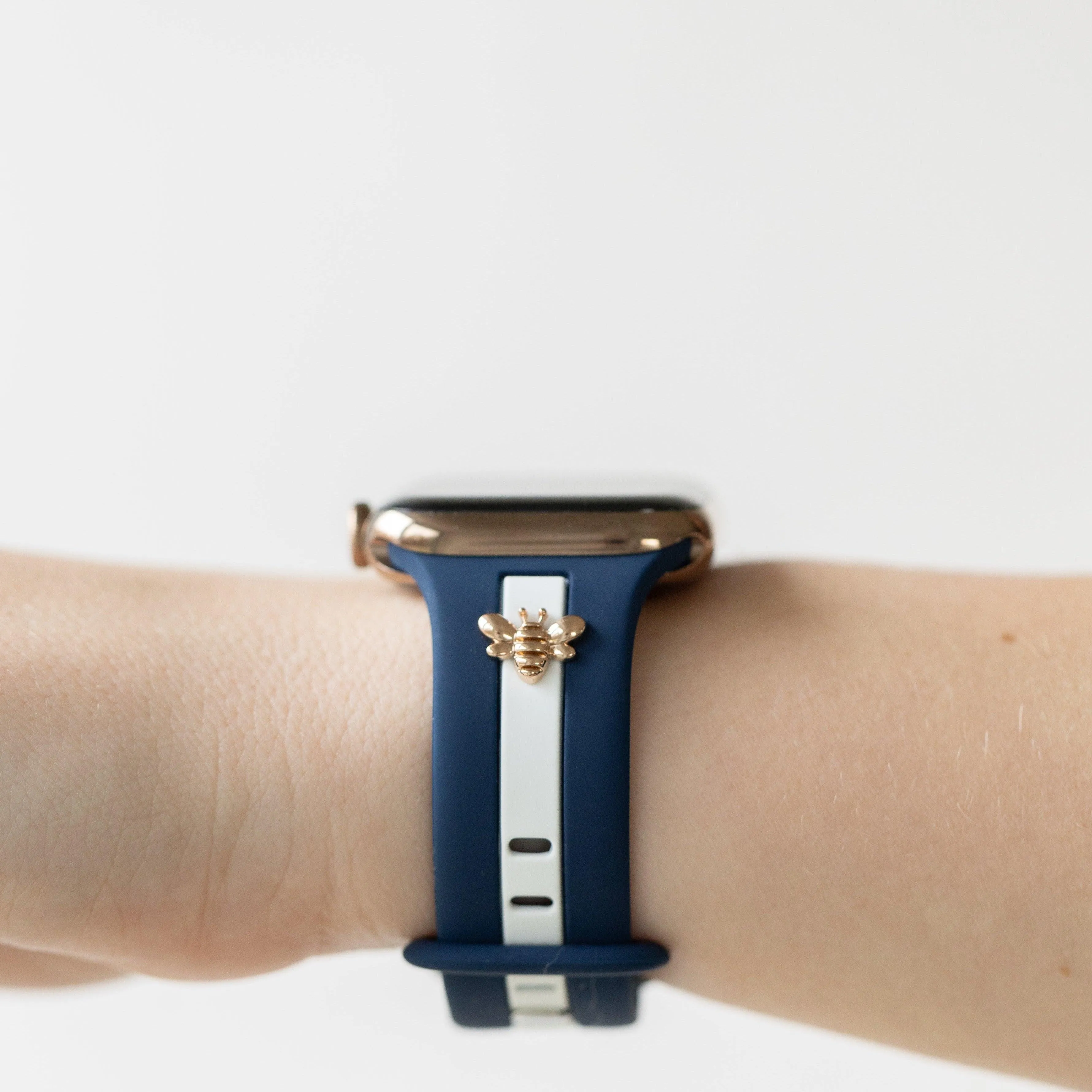 Skye Nautical Blue & White Smart Watch Band