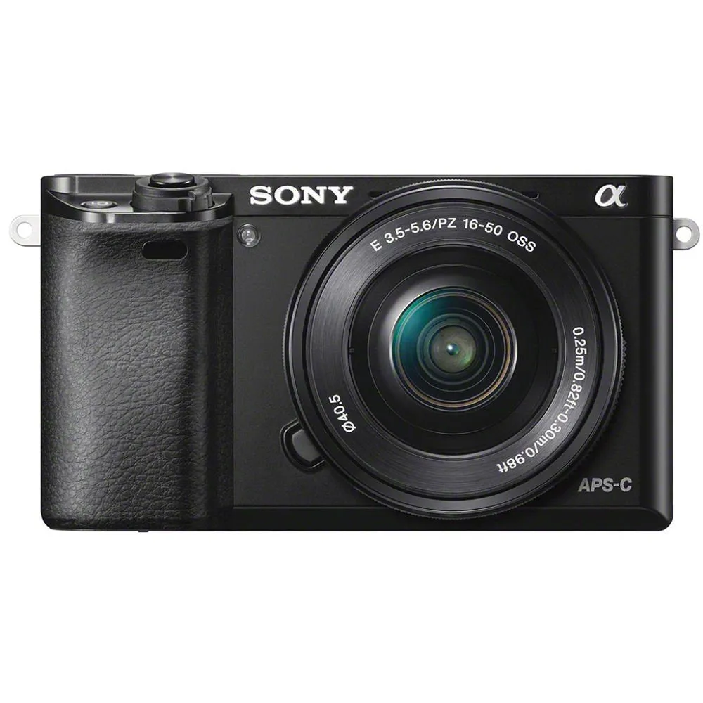 Sony Alpha a6000 Mirrorless Camera with 16-50mm Lens Black With Sony FE 85mm Lens, Soft Bag, Additional Battery, 64GB Memory Card, Card Reader , Plus Essential Accessories