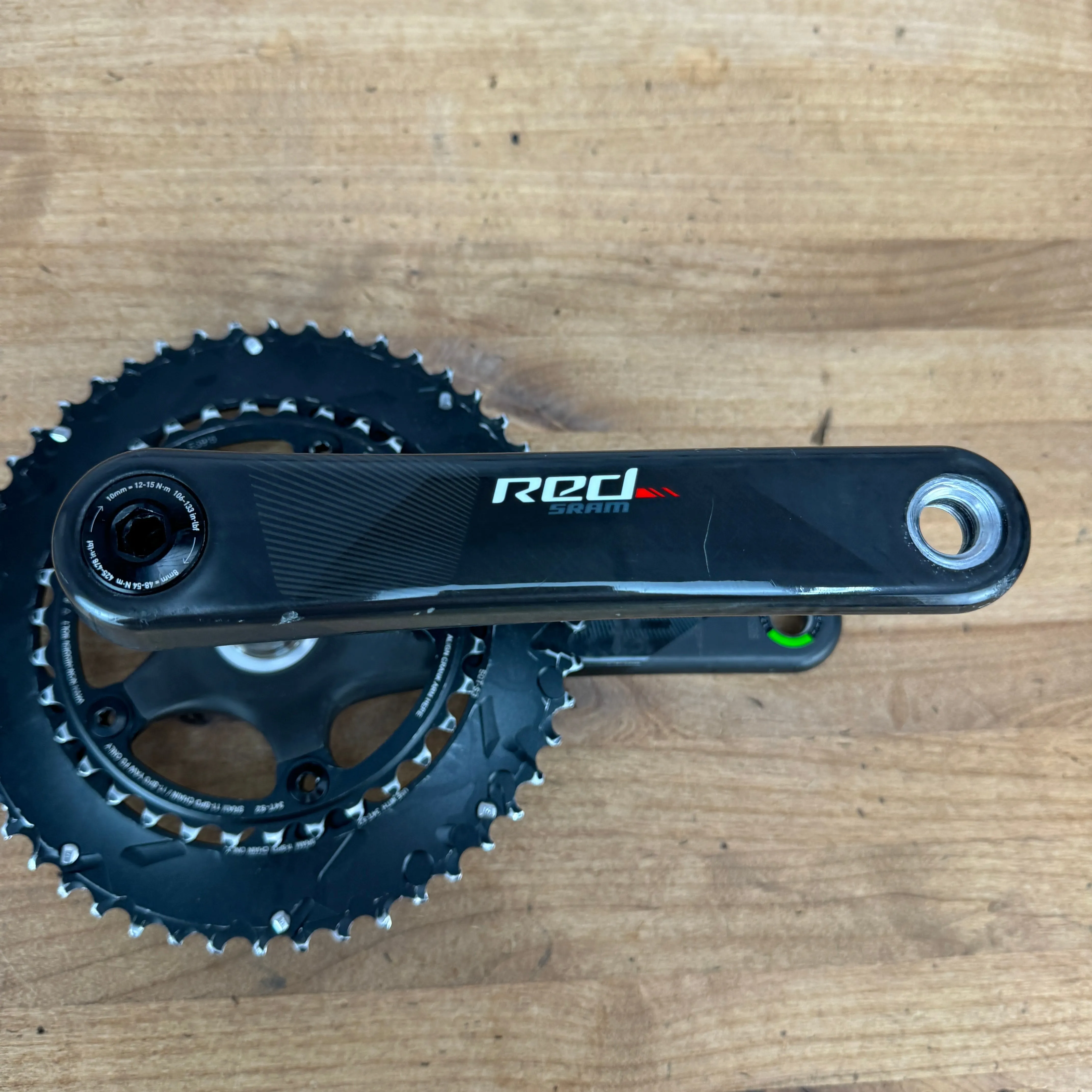 SRAM Red 172.5mm GXP 50/34t 110 BCD 11-Speed Carbon Bike Crankset 565g