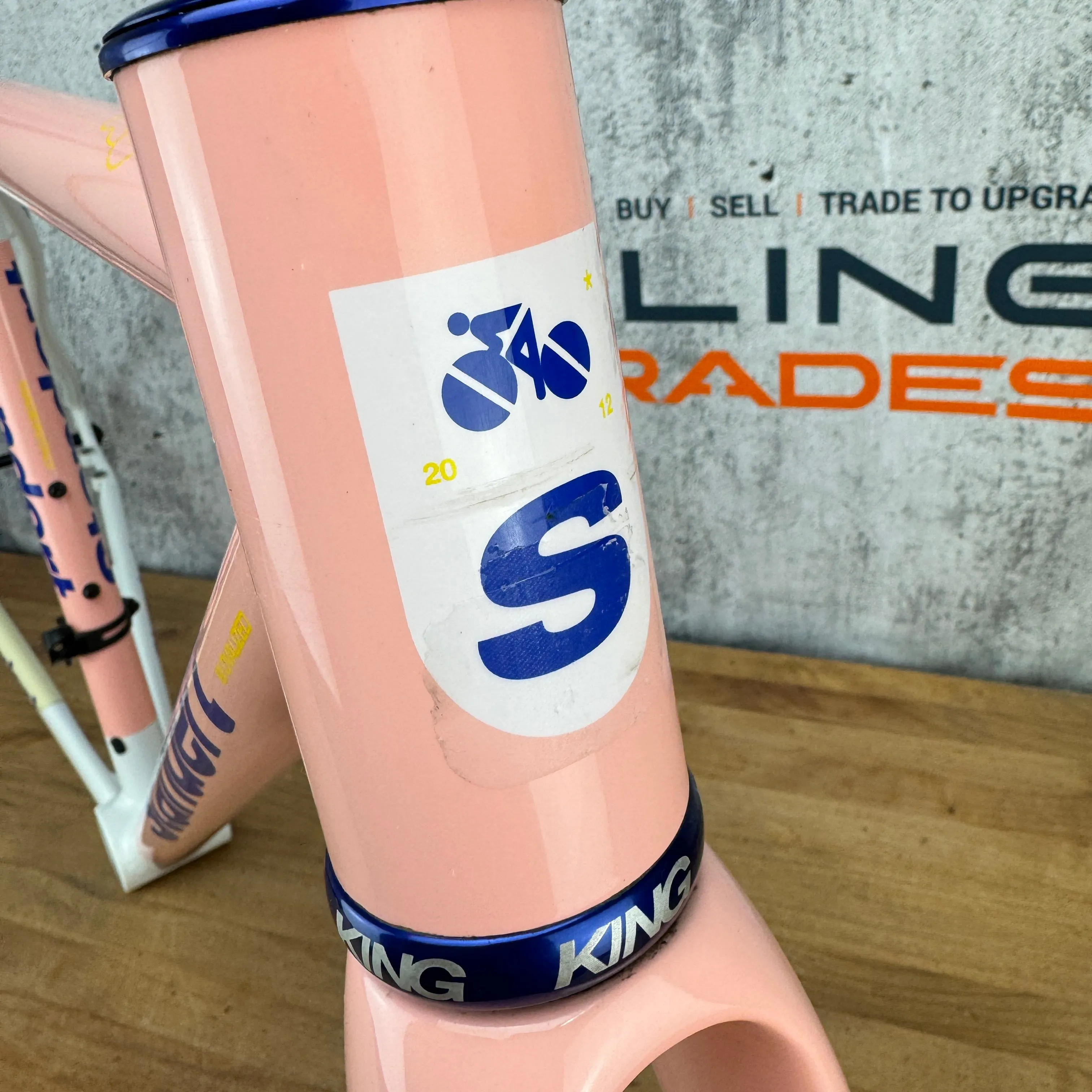 Standert Kreissage 50cm Alloy Disc Brake Frameset 700c Paceline Peach Chris King