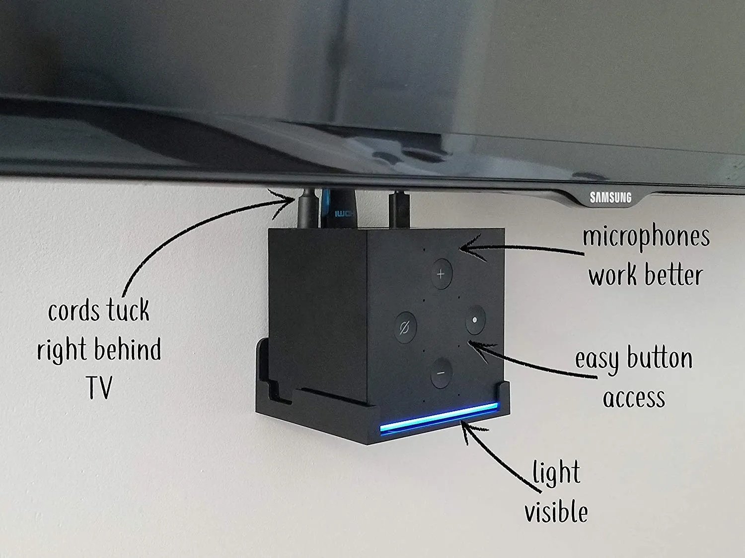 The Easy Hanging TV Wall Mount for Amazon Echo Fire TV Cube