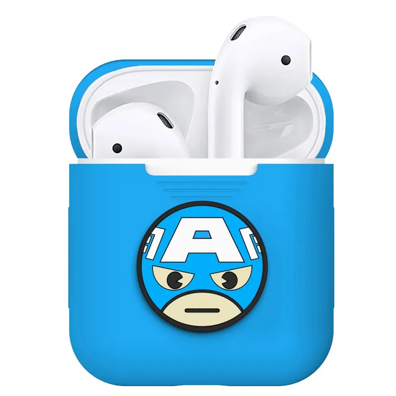 UKA Marvel Avengers Shockproof Apple AirPods 2&1 Charging Case Cover