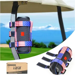 Universal Portable Speaker Stand Compatible with Golf Cart Accessories, Removable Stand Strap