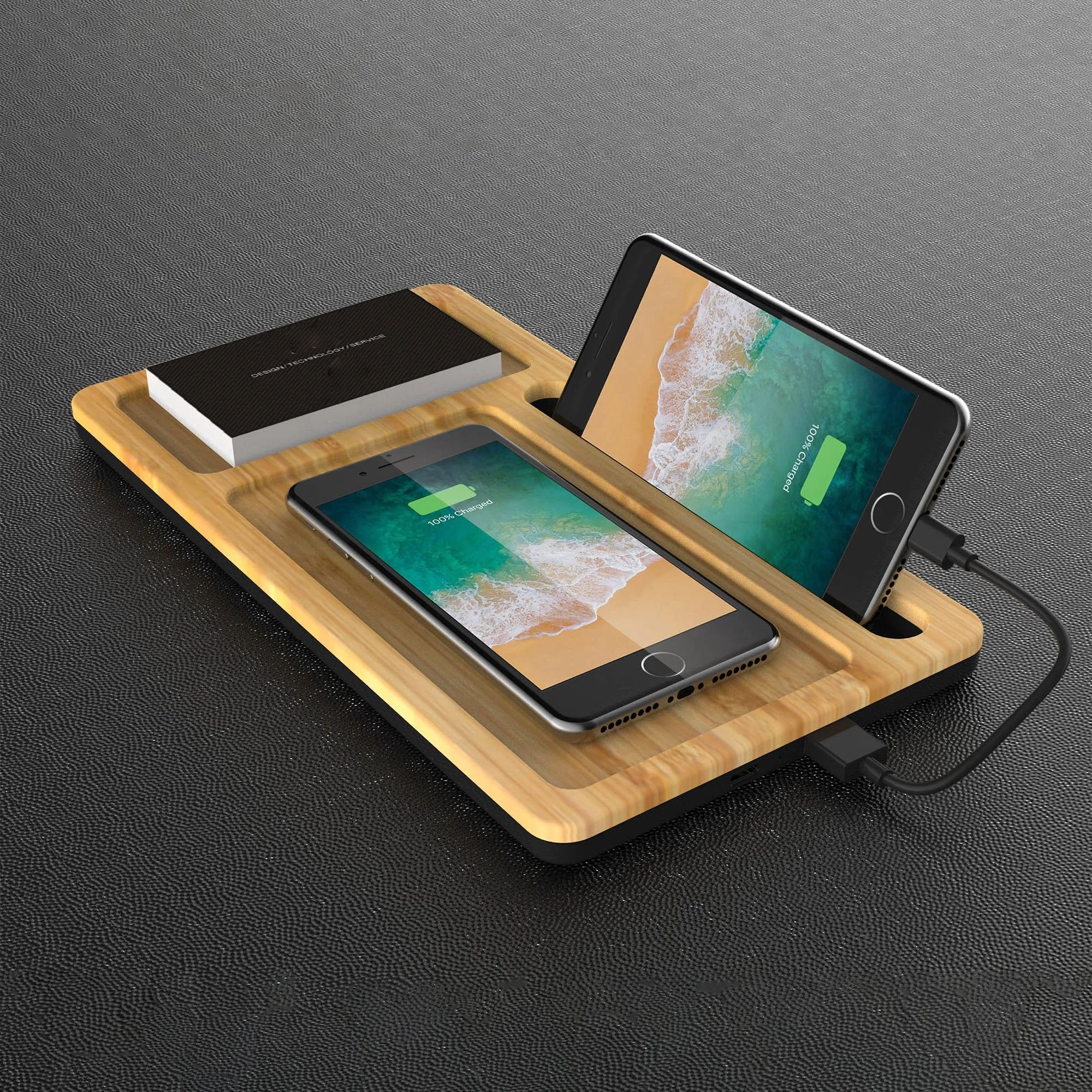 Wireless Charger Desktop Organizer