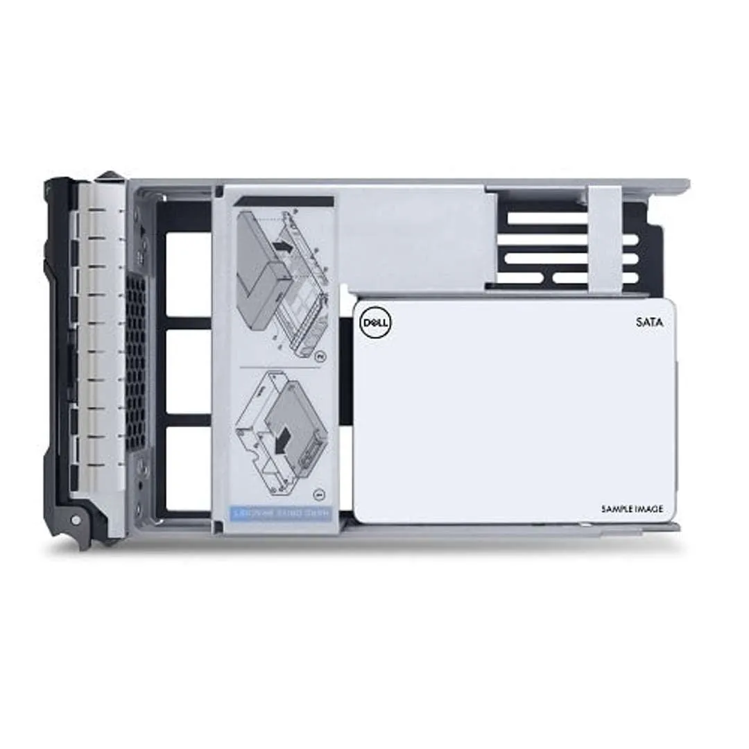 WJ2NJ | Refurbished Dell 480GB SSD SATA RI 6Gbps 512e 2.5" Drive in 3.5" HYB CAR S4510