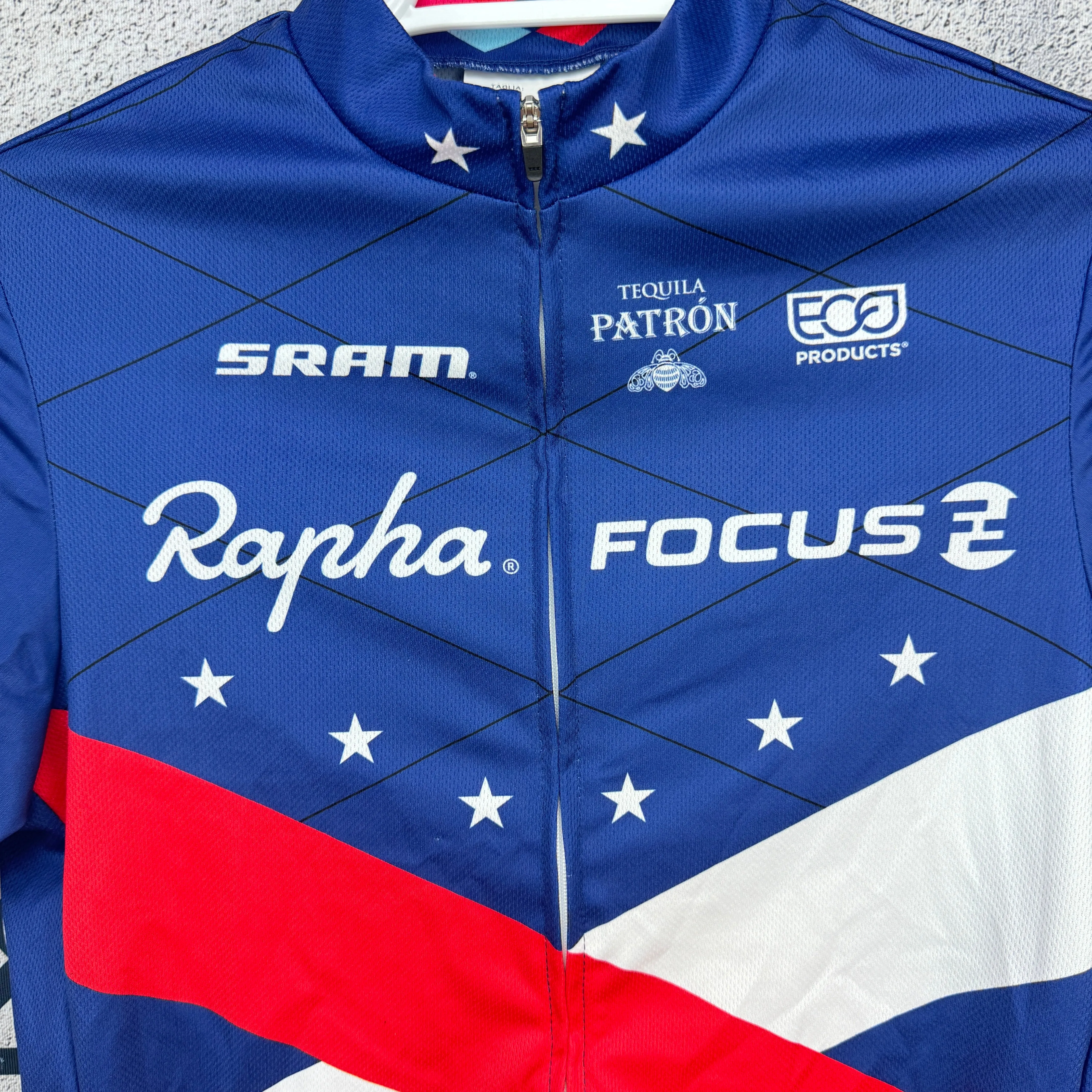 Worn Once Rapha Focus Team Issue Jeremy Powers Small Short Sleeve Cycling Jersey