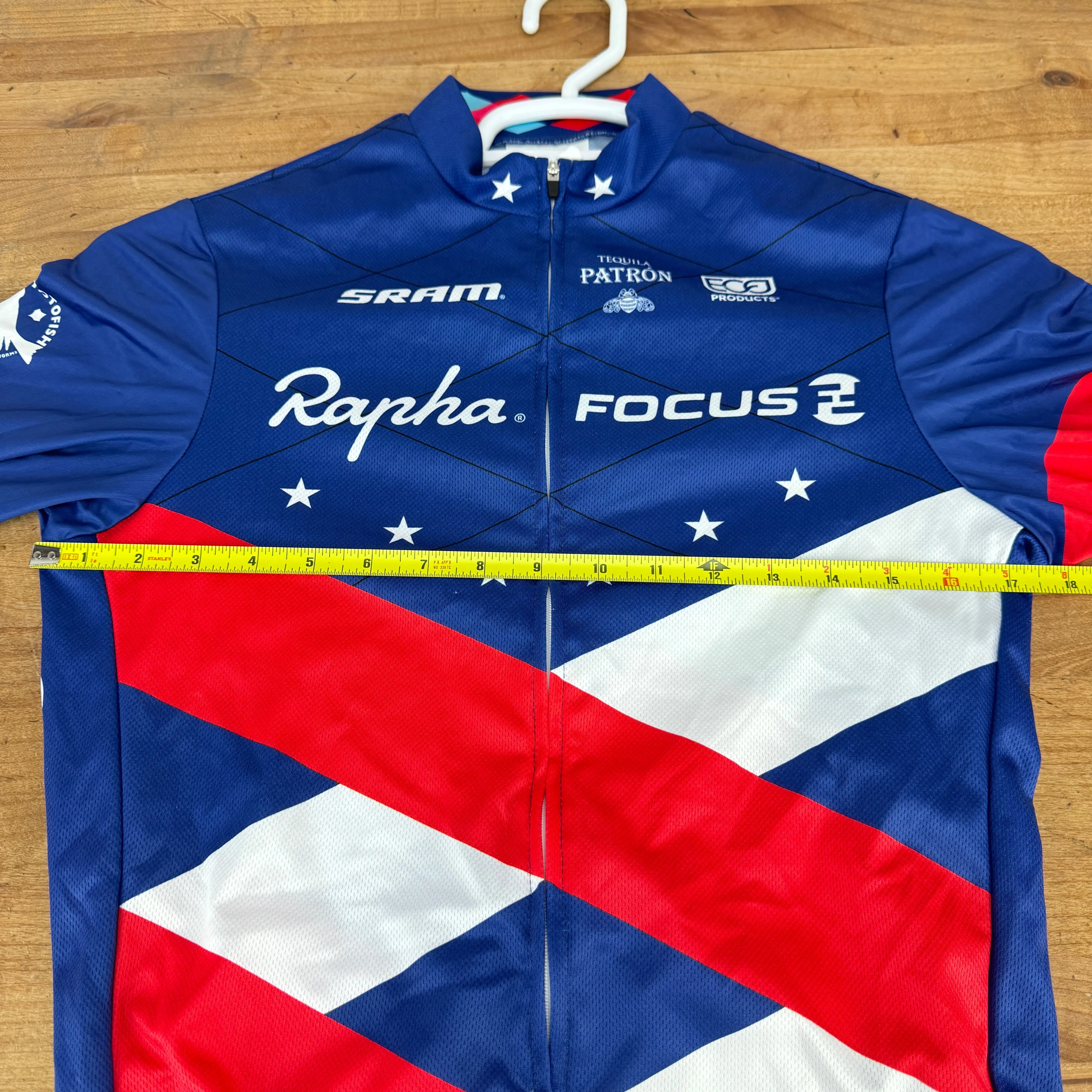 Worn Once Rapha Focus Team Issue Jeremy Powers Small Short Sleeve Cycling Jersey