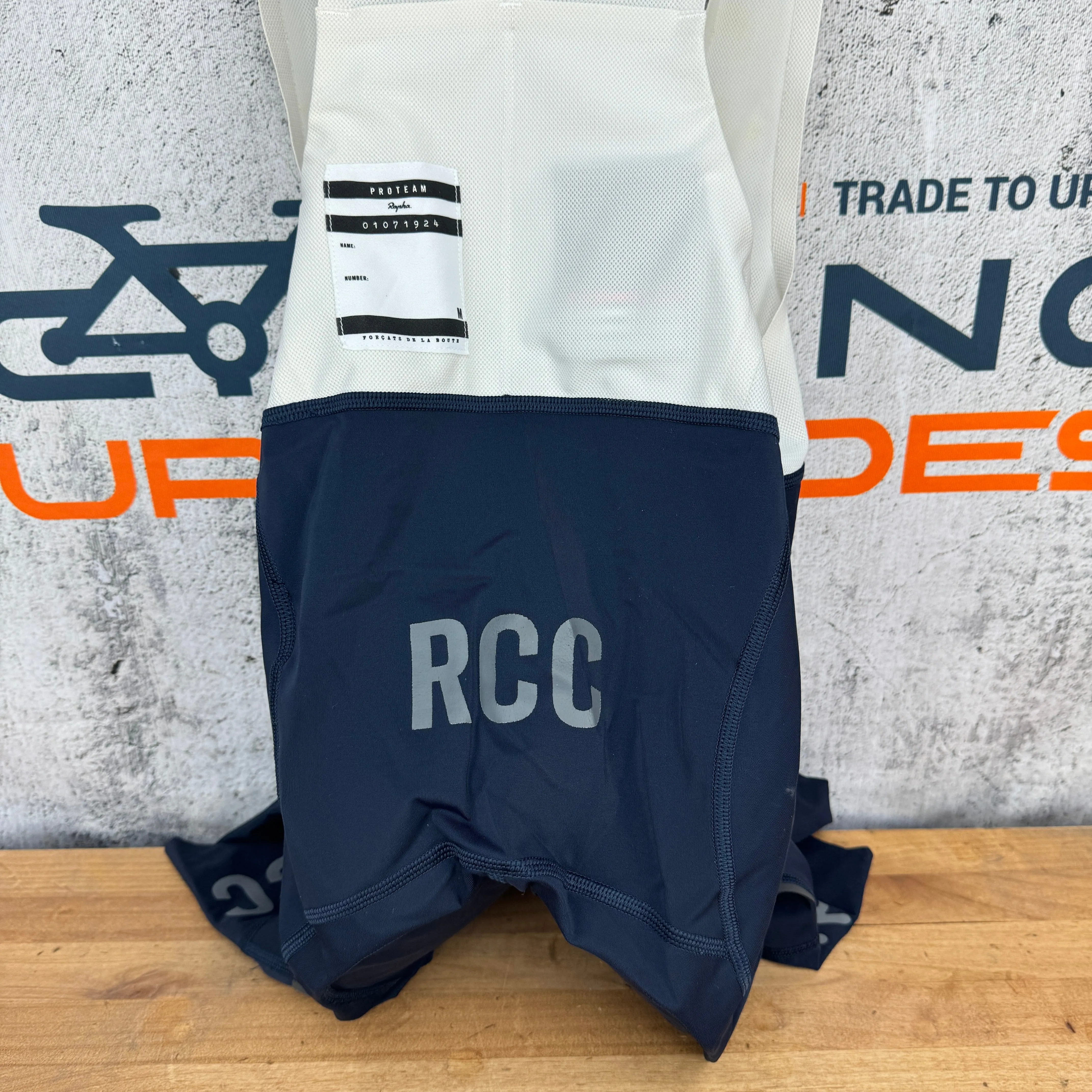 Worn Once! Rapha RCC Pro Team II Regular Men's Medium Cycling Bib Shorts